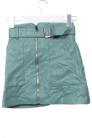 Δερμάτινη φούστα Unbranded, Μέγεθος XXS, Χρώμα Πράσινο, Τιμή 35,99 €