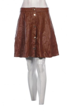 Lederrock VILA, Größe M, Farbe Braun, Preis € 7,99