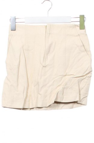 Δερμάτινη φούστα Zara, Μέγεθος XS, Χρώμα Εκρού, Τιμή 10,99 €