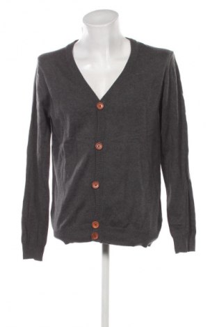 Jachetă tricotată de bărbați Bertoni, Mărime L, Culoare Gri, Preț 118,99 Lei