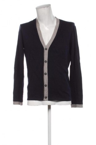 Jachetă tricotată de bărbați Giorgio Armani, Mărime L, Culoare Albastru, Preț 739,99 Lei