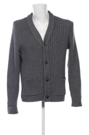 Jachetă tricotată de bărbați Jack & Jones, Mărime L, Culoare Gri, Preț 109,99 Lei