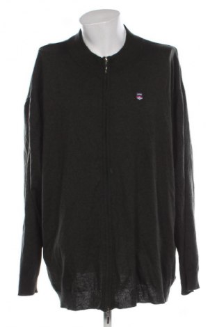 Jachetă tricotată de bărbați Jan Vanderstorm, Mărime 5XL, Culoare Verde, Preț 71,99 Lei