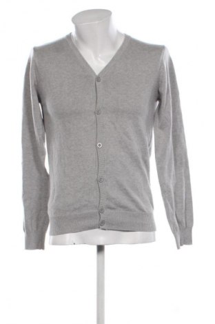 Herren Strickjacke Solid Jeans, Größe S, Farbe Grau, Preis 15,99 €