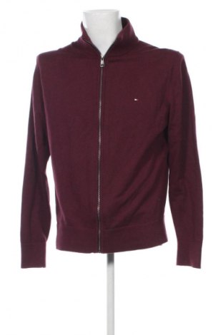 Męski kardigan Tommy Hilfiger, Rozmiar XXL, Kolor Czerwony, Cena 220,66 zł