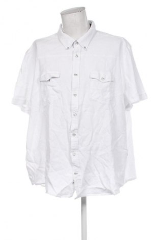 Herrenhemd Angelo Litrico, Größe 5XL, Farbe Weiß, Preis 14,83 €