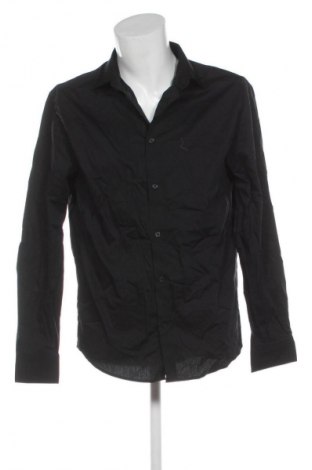 Мъжка риза H&M, Размер L, Цвят Черен, Цена 16,99 лв.