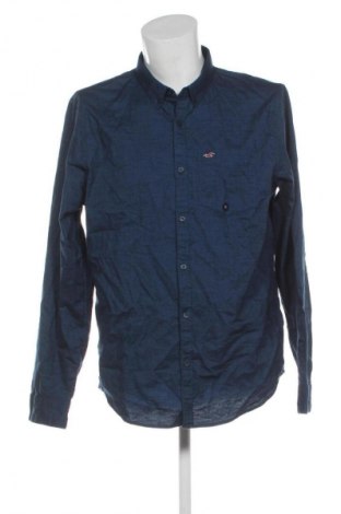 Мъжка риза Hollister, Размер XL, Цвят Син, Цена 46,99 лв.