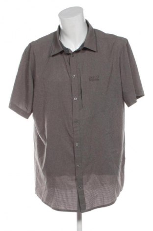 Ανδρικό πουκάμισο Jack Wolfskin, Μέγεθος 3XL, Χρώμα Γκρί, Τιμή 23,99 €