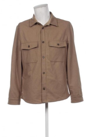 Ανδρικό πουκάμισο Mango, Μέγεθος L, Χρώμα Καφέ, Τιμή 12,99 €
