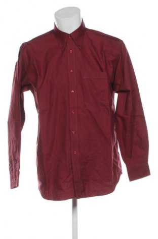 Ανδρικό πουκάμισο Marks & Spencer, Μέγεθος L, Χρώμα Κόκκινο, Τιμή 13,81 €
