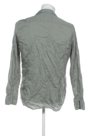 Herrenhemd Massimo Dutti, Größe M, Farbe Grün, Preis 25,99 €