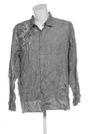 Ανδρικό πουκάμισο Mise Au Green, Μέγεθος XXL, Χρώμα Γκρί, Τιμή 11,99 €