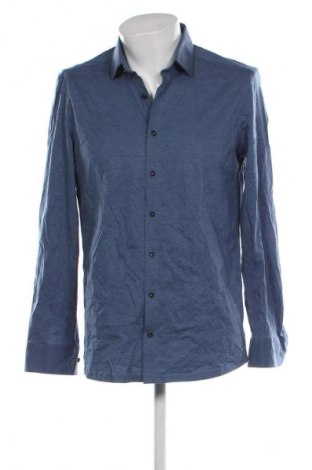 Ανδρικό πουκάμισο Olymp, Μέγεθος L, Χρώμα Μπλέ, Τιμή 21,99 €