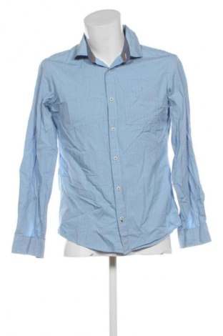 Ανδρικό πουκάμισο S.Oliver, Μέγεθος M, Χρώμα Μπλέ, Τιμή 8,99 €