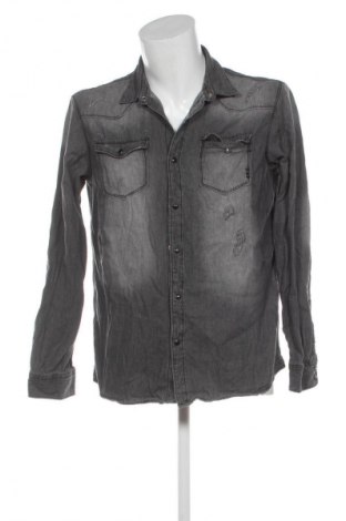 Herrenhemd Smog, Größe L, Farbe Grau, Preis 7,99 €