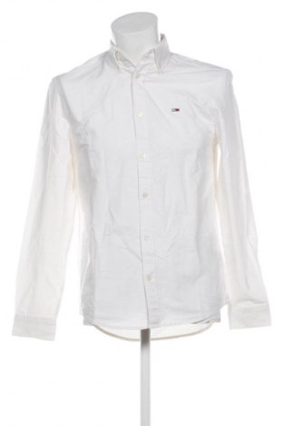 Męska koszula Tommy Jeans, Rozmiar S, Kolor Biały, Cena 137,99 zł