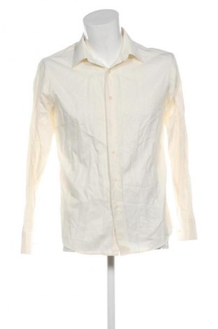Herrenhemd Unbranded, Größe M, Farbe Ecru, Preis 8,99 €