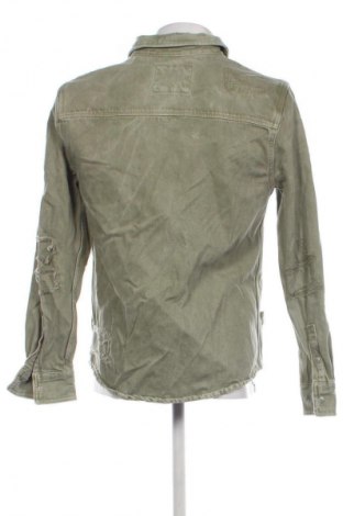 Мъжка риза Zara, Размер M, Цвят Зелен, Цена 20,99 лв.