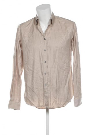 Herrenhemd Zara, Größe L, Farbe Beige, Preis 13,99 €