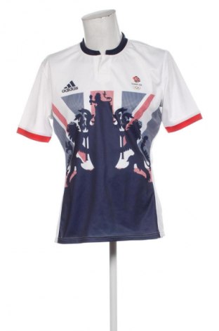 Męski T-shirt Adidas, Rozmiar L, Kolor Kolorowy, Cena 62,07 zł