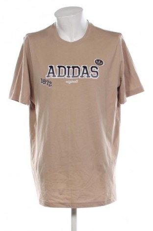 Ανδρικό t-shirt Adidas, Μέγεθος XL, Χρώμα  Μπέζ, Τιμή 31,65 €