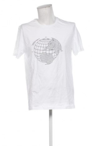 Męski T-shirt Armedangels, Rozmiar L, Kolor Biały, Cena 120,99 zł