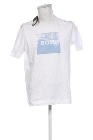 Tricou de bărbați BOSS, Mărime L, Culoare Alb, Preț 361,99 Lei