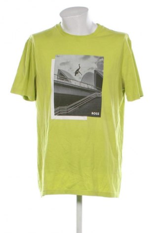 Ανδρικό t-shirt BOSS, Μέγεθος XXL, Χρώμα Πράσινο, Τιμή 31,70 €
