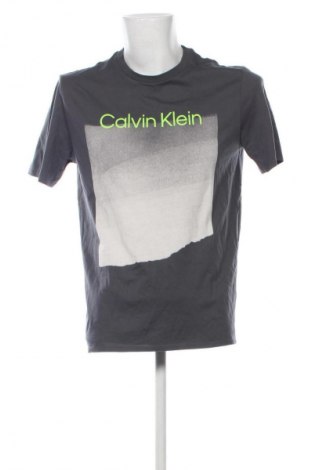 Męski T-shirt Calvin Klein, Rozmiar M, Kolor Szary, Cena 77,75 zł