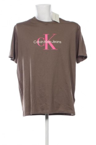 Pánske tričko  Calvin Klein Jeans, Veľkosť XL, Farba Hnedá, Cena  46,95 €