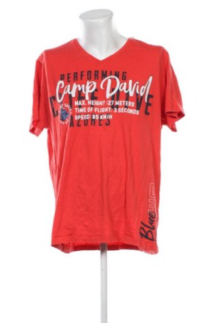 Férfi póló Camp David, Méret 3XL, Szín Piros, Ár 7 109 Ft