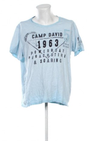Męski T-shirt Camp David, Rozmiar XXL, Kolor Niebieski, Cena 76,99 zł