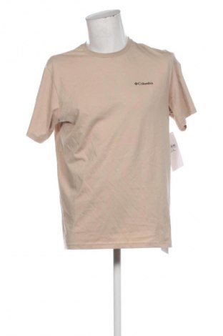 Herren T-Shirt Columbia, Größe M, Farbe Beige, Preis € 41,99