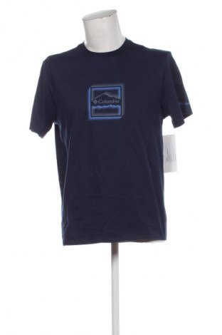 Herren Shirt Columbia, Größe M, Farbe Blau, Preis 41,99 €