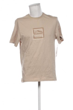 Męski T-shirt Columbia, Rozmiar M, Kolor Beżowy, Cena 166,99 zł