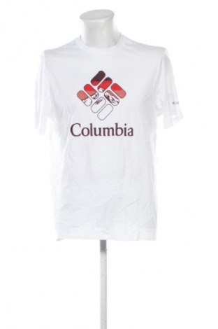 Herren T-Shirt Columbia, Größe M, Farbe Weiß, Preis € 41,99