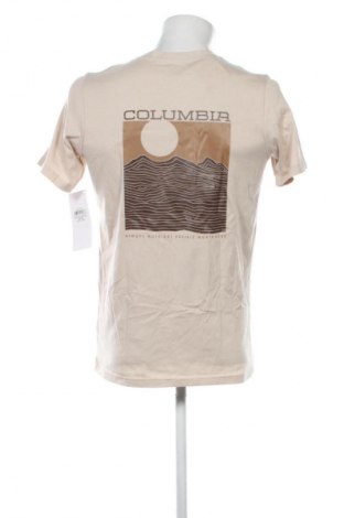 Męski T-shirt Columbia, Rozmiar M, Kolor Beżowy, Cena 126,99 zł
