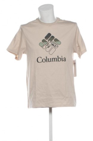 Tricou de bărbați Columbia, Mărime M, Culoare Bej, Preț 196,99 Lei