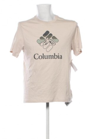 Herren Shirt Columbia, Größe M, Farbe Beige, Preis 41,99 €