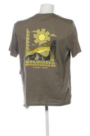 Męski T-shirt Columbia, Rozmiar M, Kolor Zielony, Cena 166,99 zł