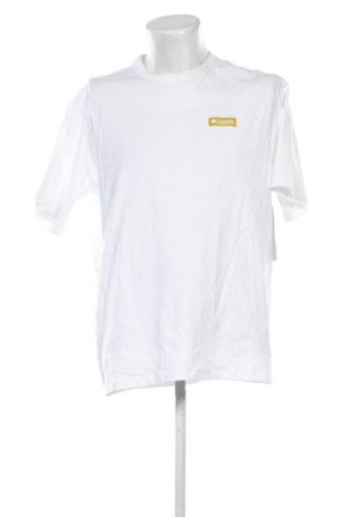 Herren T-Shirt Columbia, Größe M, Farbe Weiß, Preis € 41,99