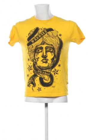 Męski T-shirt Cropp, Rozmiar S, Kolor Żółty, Cena 34,07 zł