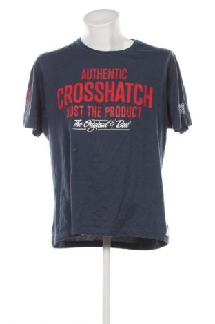 Pánske tričko  Crosshatch, Veľkosť XXL, Farba Modrá, Cena  9,95 €