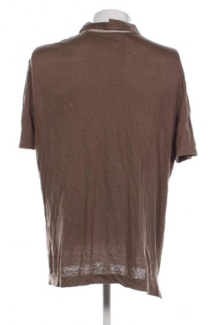 Pánské tričko  Ermenegildo Zegna, Velikost 4XL, Barva Hnědá, Cena  1 729,00 Kč