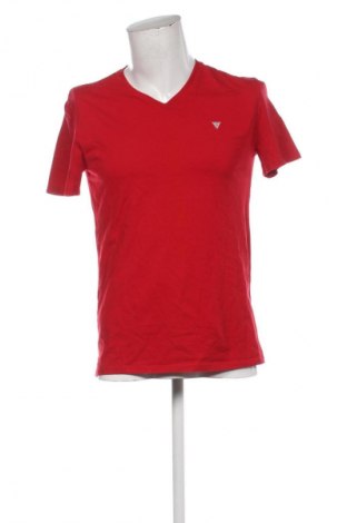 Tricou de bărbați Guess, Mărime L, Culoare Roșu, Preț 215,00 Lei