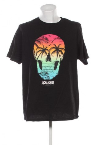 Ανδρικό t-shirt Jack & Jones, Μέγεθος 4XL, Χρώμα Μαύρο, Τιμή 10,99 €