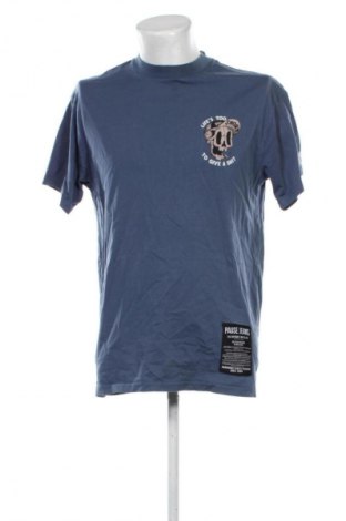 Herren T-Shirt Pause Jeans, Größe M, Farbe Blau, Preis € 10,11