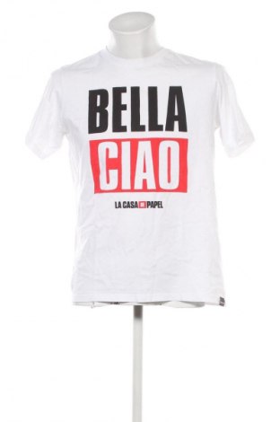 Herren T-Shirt Pull&Bear, Größe M, Farbe Weiß, Preis € 9,79