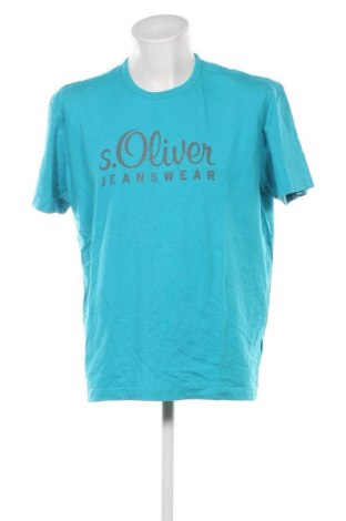 Pánske tričko  S.Oliver, Veľkosť 3XL, Farba Modrá, Cena  11,95 €
